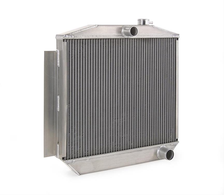 Natural Finish Downflow Radiator for GM w/Std Trans