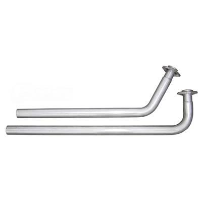Exhaust Downpipes, Stainless Steel, Natural, 2.5 in. Diameter, 3-bolt