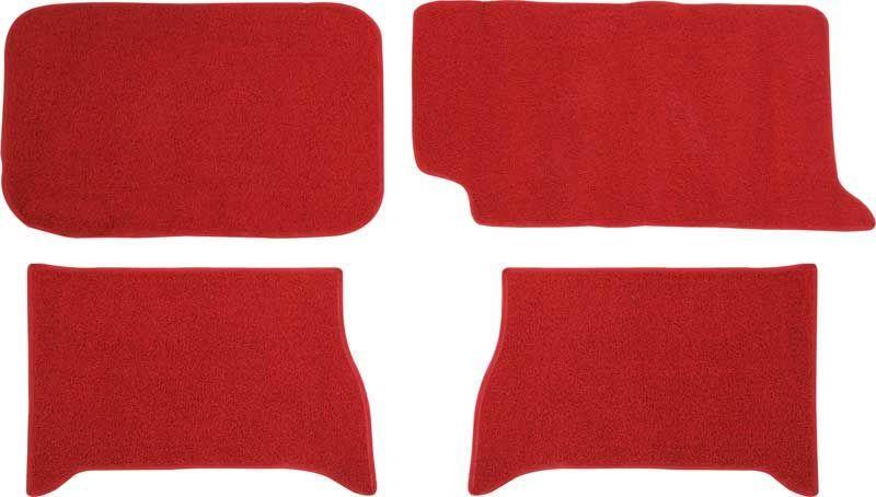 1961-64 FULLSIZE HARDTOP LOOP TRUNK CARPET RED