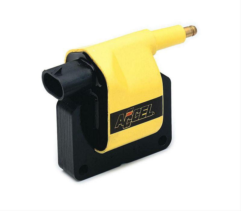 Ignition Coil, Electronic Super Coil, Square, Epoxy, Yellow, 42,000 V, Chrysler, Dodge, Jeep, Plymouth, Each