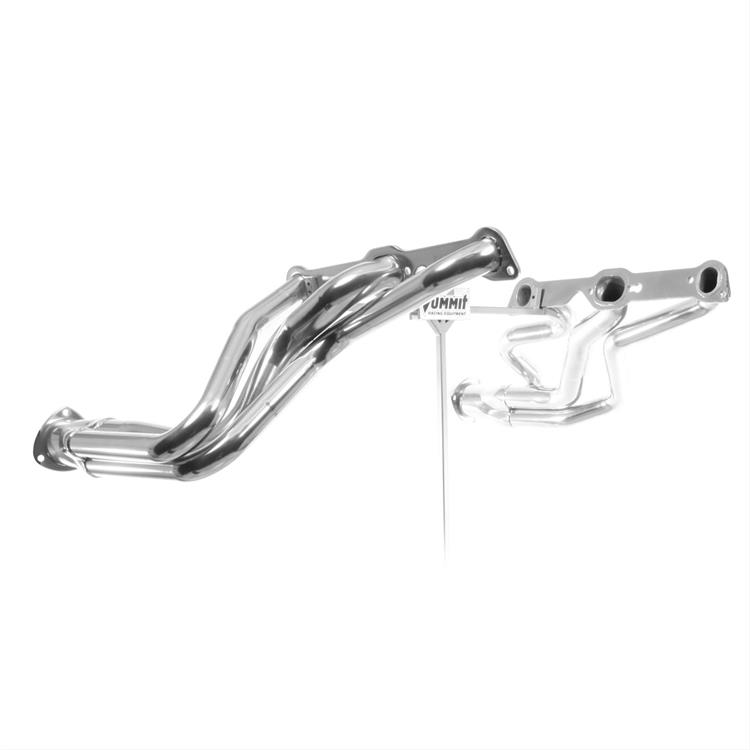 headers, 1 5/8 - 2" pipe, 3,0" collector, Silver 