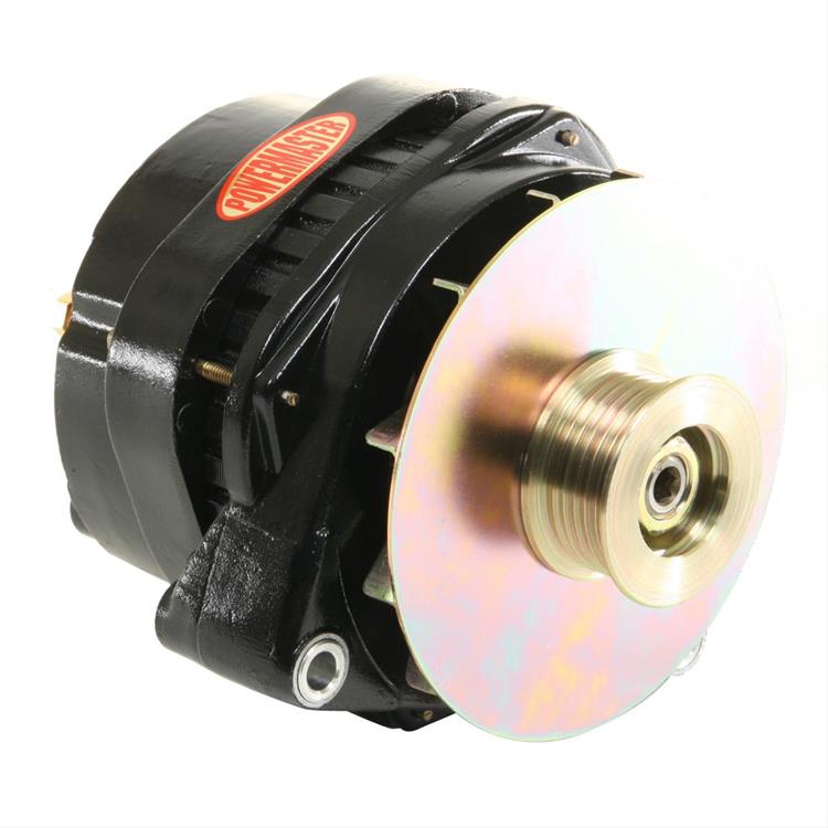 alternator / generator, 200A, 12 volt, Black powdercoated