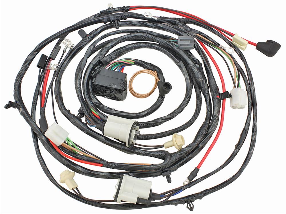 Wiring Harness, Forward Lamp, 1971 Chev/El Cam, V8/Warn.Lights/Pass.Int.Reg.Alt.