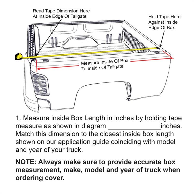 Tonneau Cover, Access Cover, Black, Chevy, GMC, Pickup, Short Bed, Each