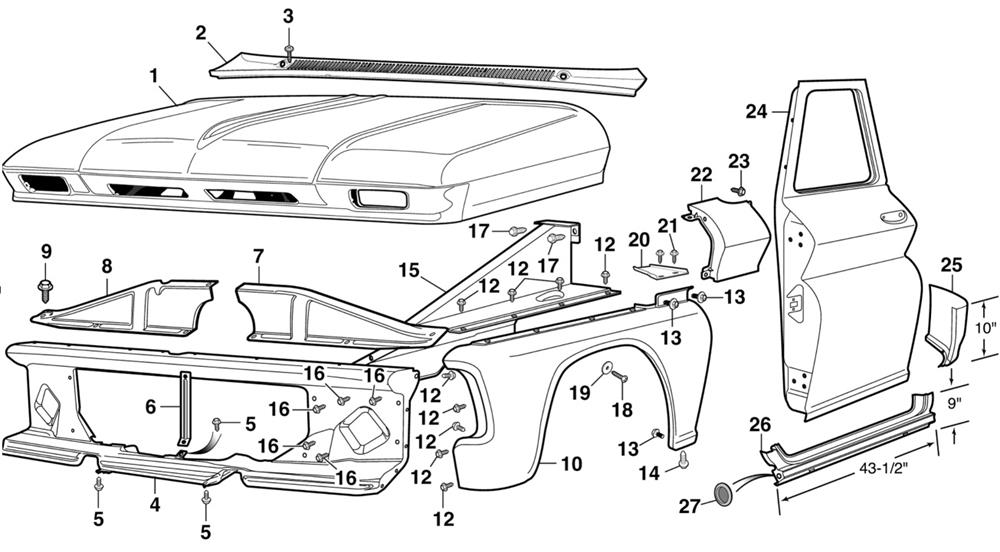 bolt door hinge