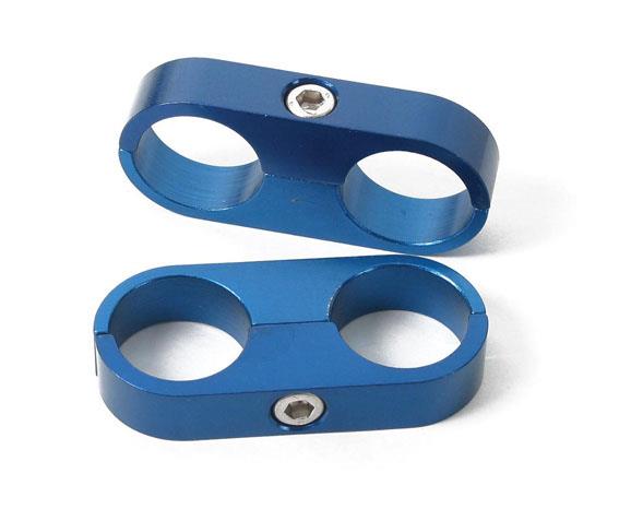 Cable Separator Aluminum 8mm Blue