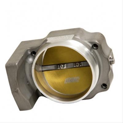 Throttle Body, Power-Plus Series, MPI Style, 102mm Venturi Diameter, Cast Aluminum, Natural, Chevy, 6.0L, 6.2L