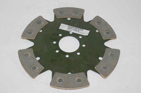 6-puck 225mm clutch disc without hub