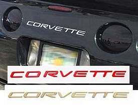 dekalsats bak, "Corvette", rött