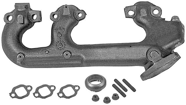 Exhaust Manifold Kit, Cast Iron, Gaskets, Hardware, Chevy, GMC, 4.3L, V6, Driver Side, Each
