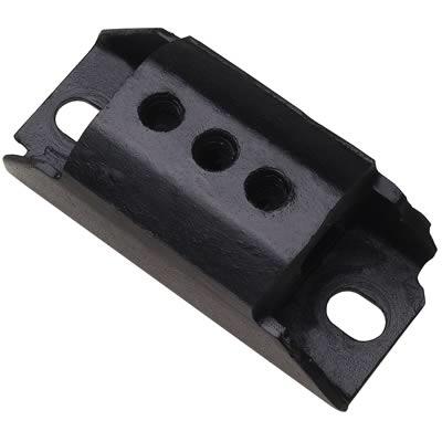 Transmission Mount Pad, Rubber/Steel, Powerglide, TH350, TH400, 700R4, 4L60, Muncie 4-speed, Saginaw, Borg Warner,