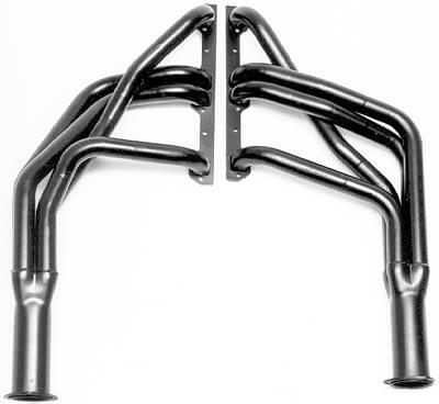 headers, 1 5/8" pipe, 3,0" collector, Silver 