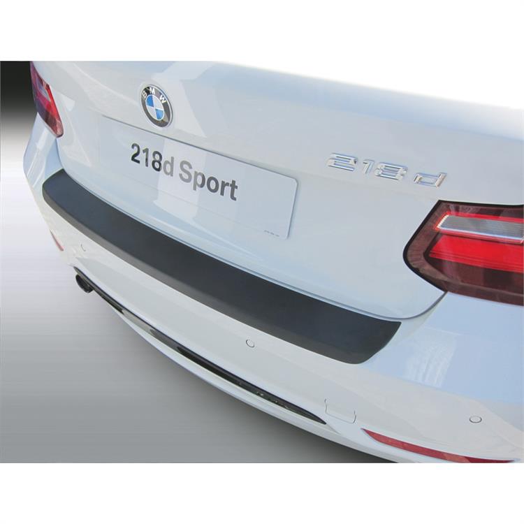 ABS Achterbumper beschermlijst passend voor BMW 2-Serie F22 SE/Luxury/Sport 4/2014- Zwart