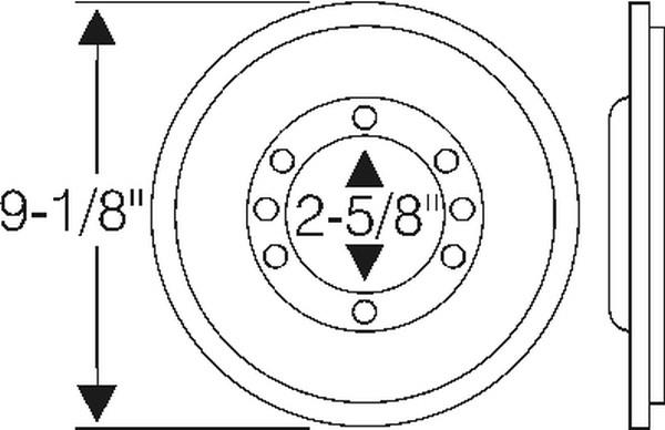 Vibrat damper, fr cr'shaft