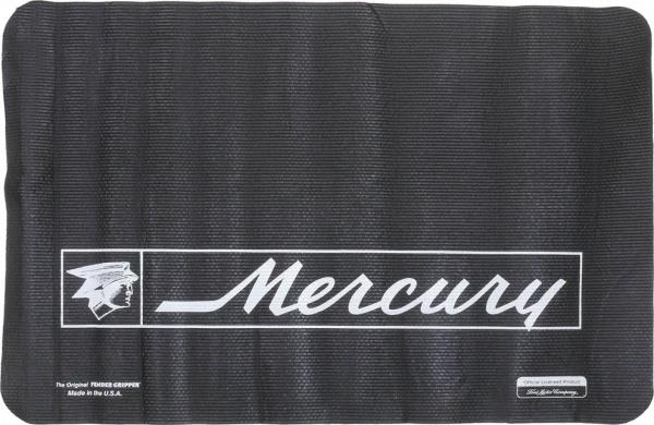 Fender Gripper - White Mercury Logo On A Black Background