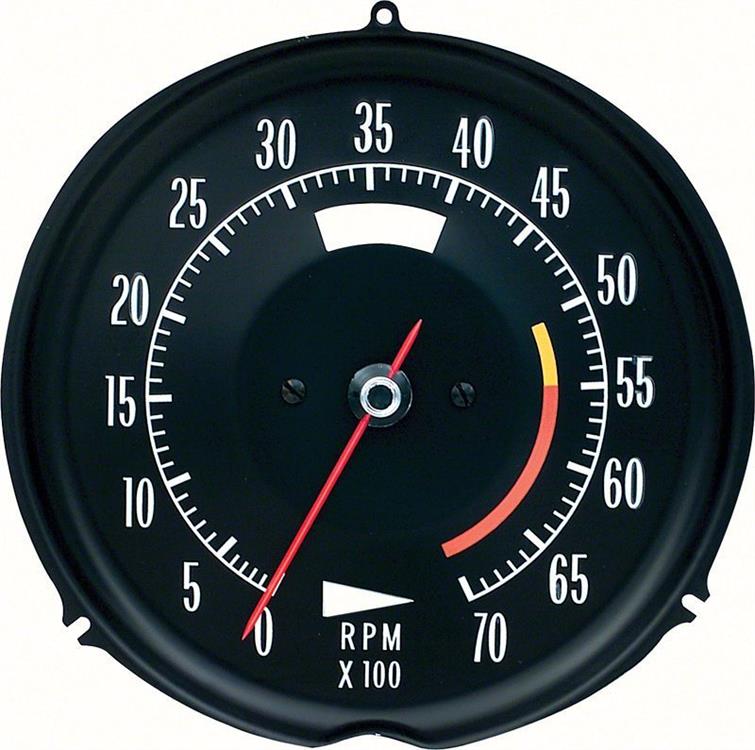 1972-74 CORVETTE TACH 5500 RED LINE