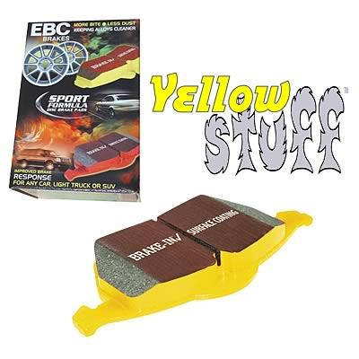 brake pads, Yellowstuff aramid material