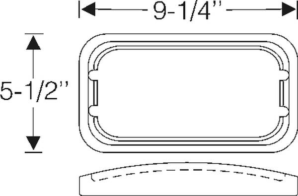 Fog light gasket