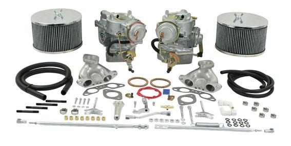 Dual carburettor kit, dual port. Brosol/Solex 40 mm
