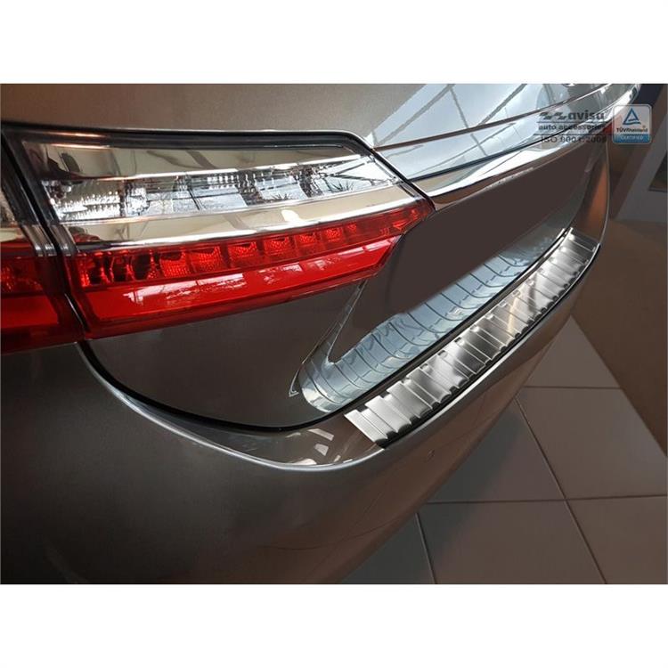 RVS Achterbumperprotector passend voor Toyota Corolla XI E16 Facelift 2016- 'Ribs'