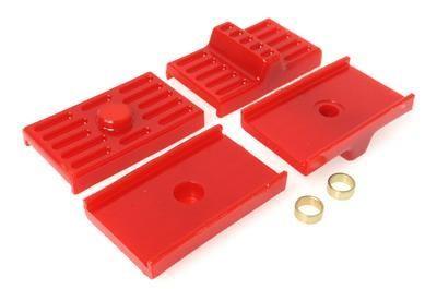 Bushings, Leaf Spring Pads, Multi-Leaf, Red