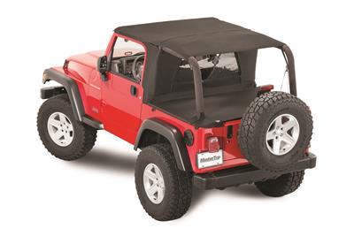 Factory Style Door Surrounds with Tailgate bar, 97-06 TJ Wrangler
