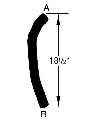 Curved Radiator Hose