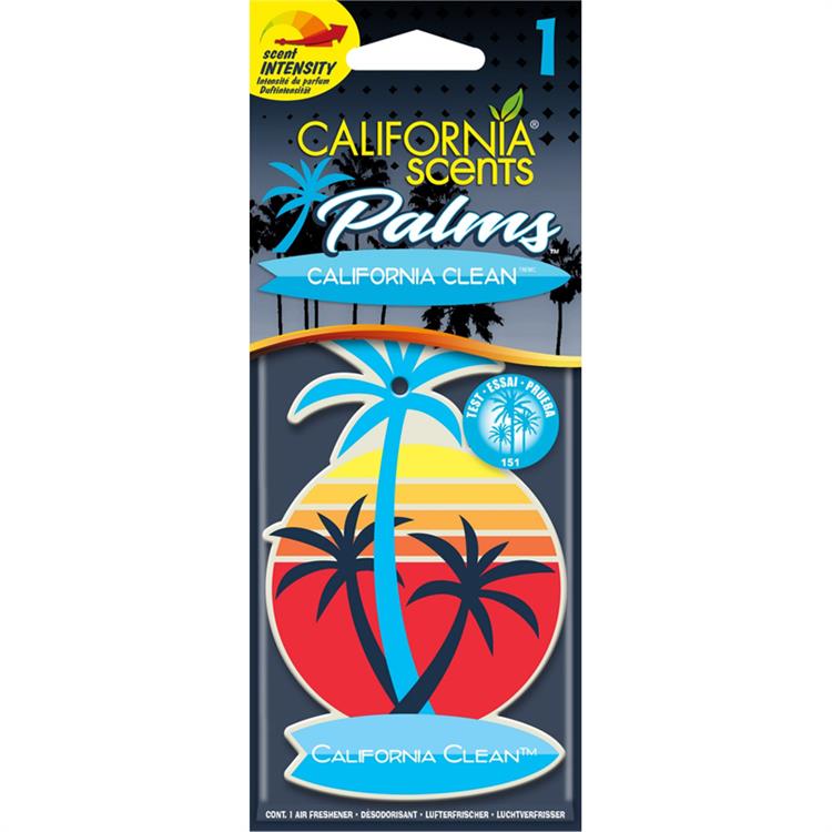 California Scents Palm Tree Air freshener - California Clean