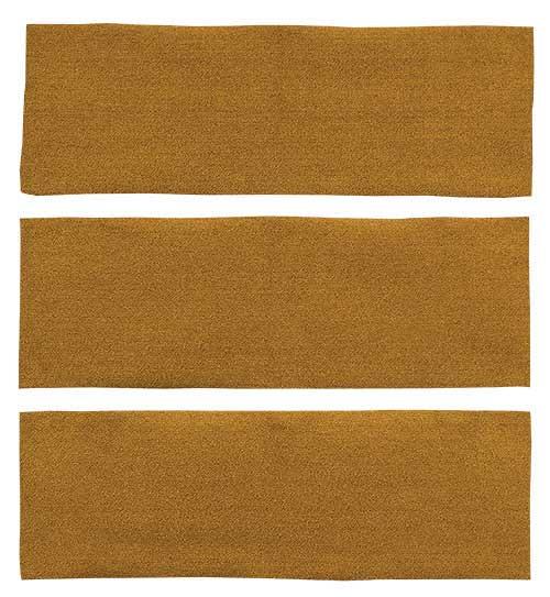 1964-68 Mustang Fastback 3 Piece Fold Down Loop Carpet Set - Medium Saddle