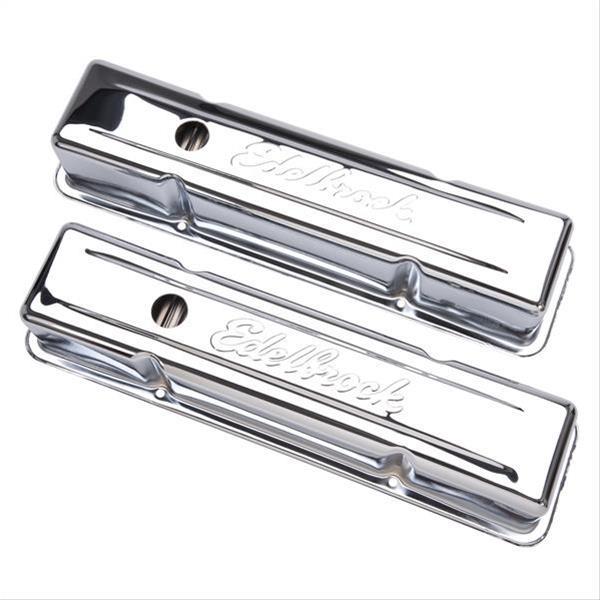 Valve Covers, Signature Series, Tall, Steel, Chrome