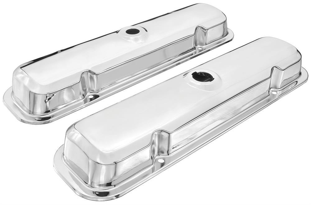 Valve Covers, 1967-74 Pontiac, Chrome