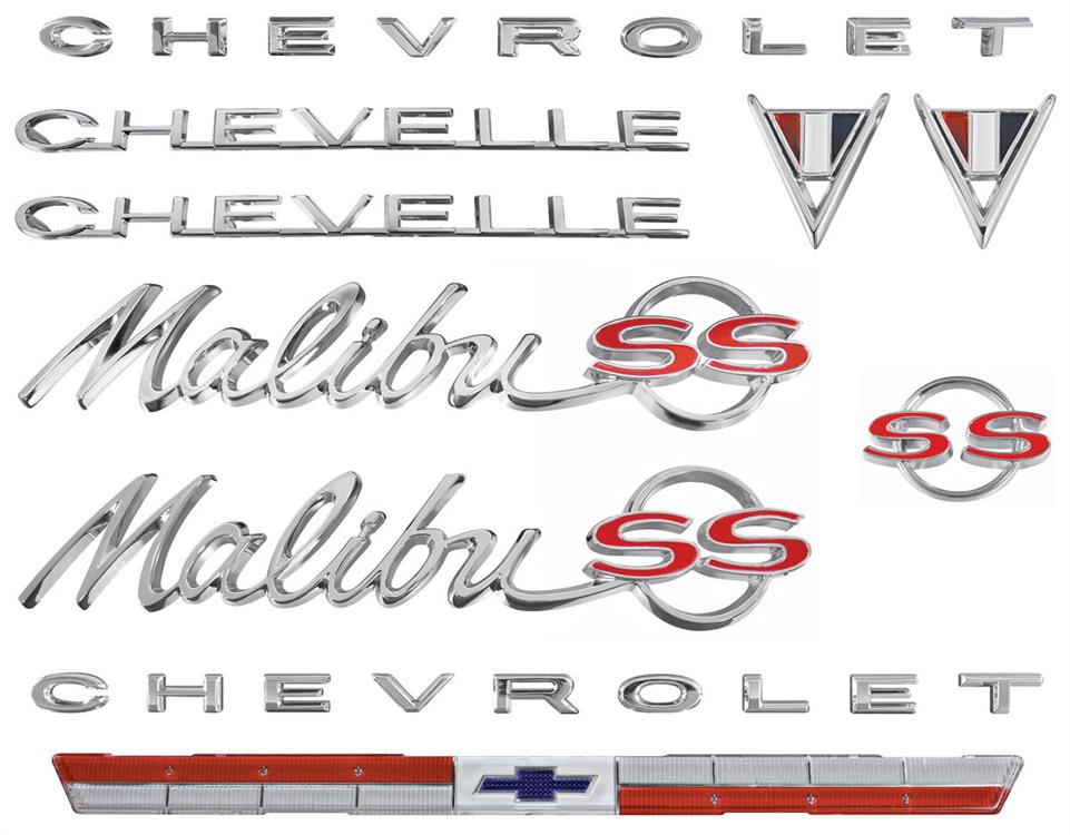 emblemsats "Malibu SS"