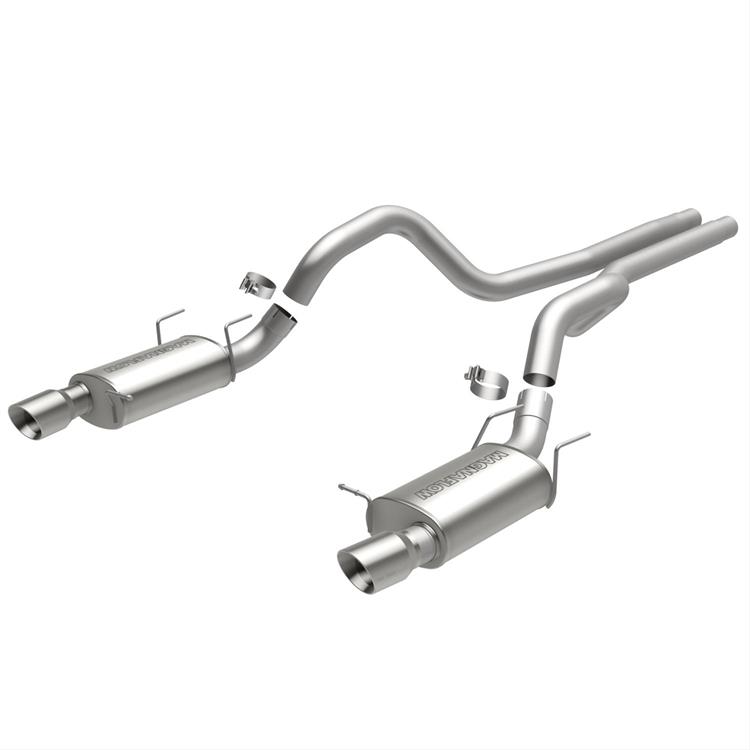 Exhaust System, Cat-back, Dual, Stainless Steel