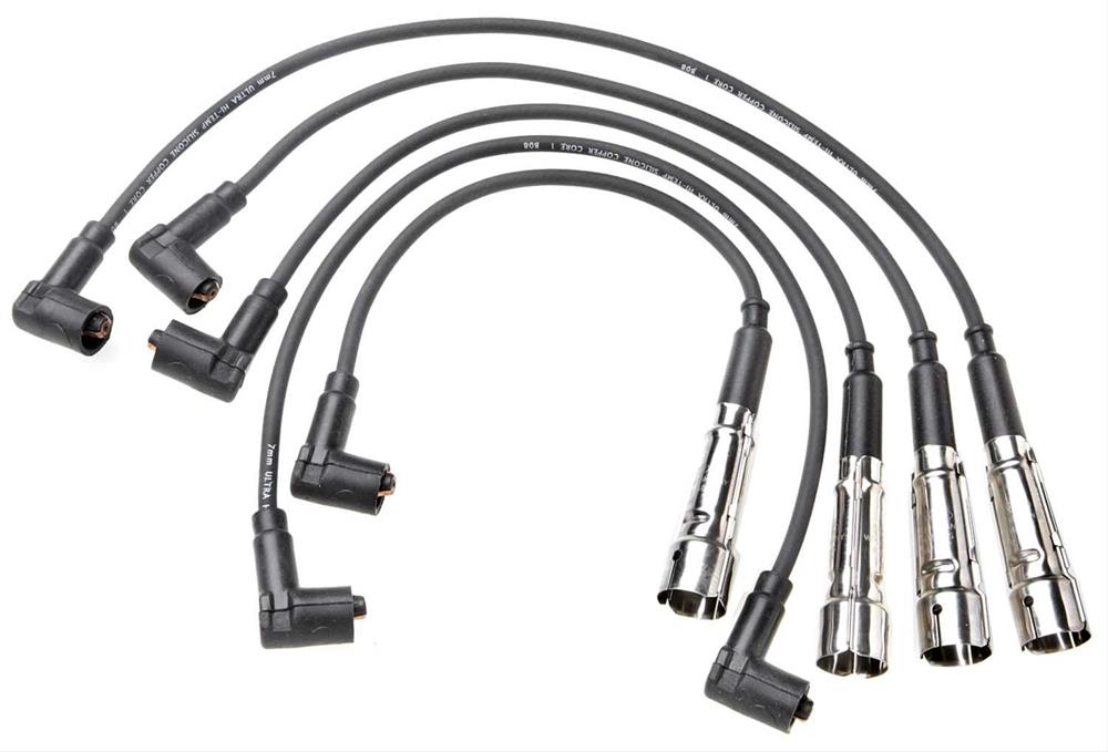 spark plug wires, black