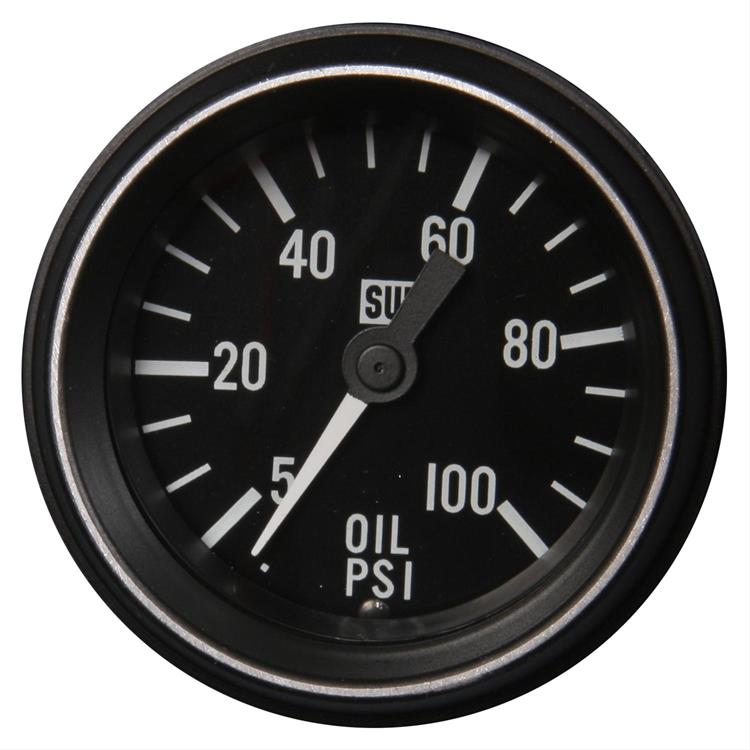 Oil pressure, 52.4mm, 5-100 psi, mechanical