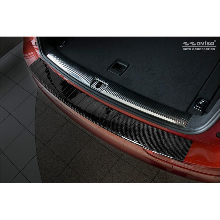Real 3D Carbon Rear bumper protector suitable for Audi Q5 2008-2016