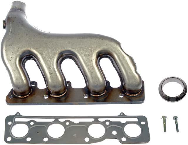 Exhaust Manifold, Front, Steel, Natural, Cadillac, 4.6L Northstar, Each