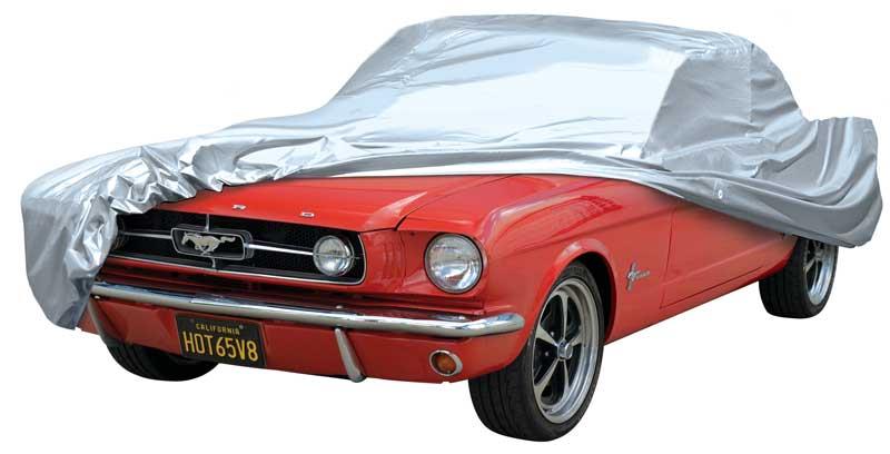 1964-68 Mustang Coupe & Convertible Titanium Car Cover - Gray - For Indoor or Outdoor Use