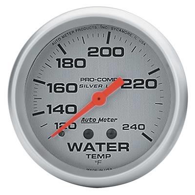 Water temperature, 67mm, 120-240 °F, mechanical, liquid filled