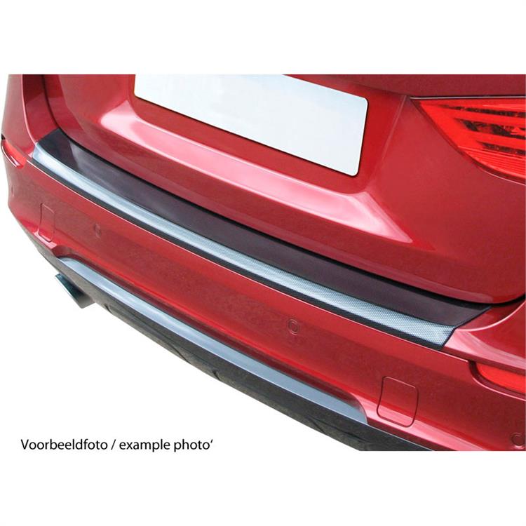 ABS Achterbumper beschermlijst Opel Karl 7/2015- 'Ribbed' Carbon Look