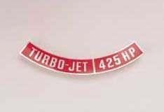 Decal,A/C Turbo 425 HP,65-66