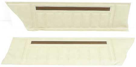 1971-72 IMPALA 2 DOOR COUPE AND CONVERTIBLE SANDALWOOD NON-ASSEMBLED FRONT DOOR PANELS