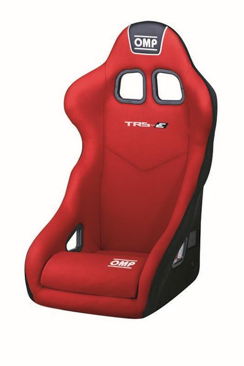stol TRS-E, stålrör, röd tyg (FIA-godkänd)