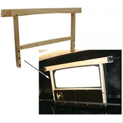 Window Frame, Rear, Wood, Natural, Ford, Kit