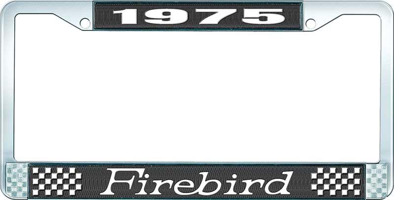 1975 FIREBIRD LICENSE PLATE FRAME - BLACK
