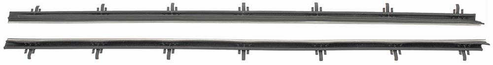 Window Felts, 66-67 El Camino, OEM Style, Outer, 2pc