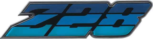 Grille Emblem,Z28,Blue,80-81