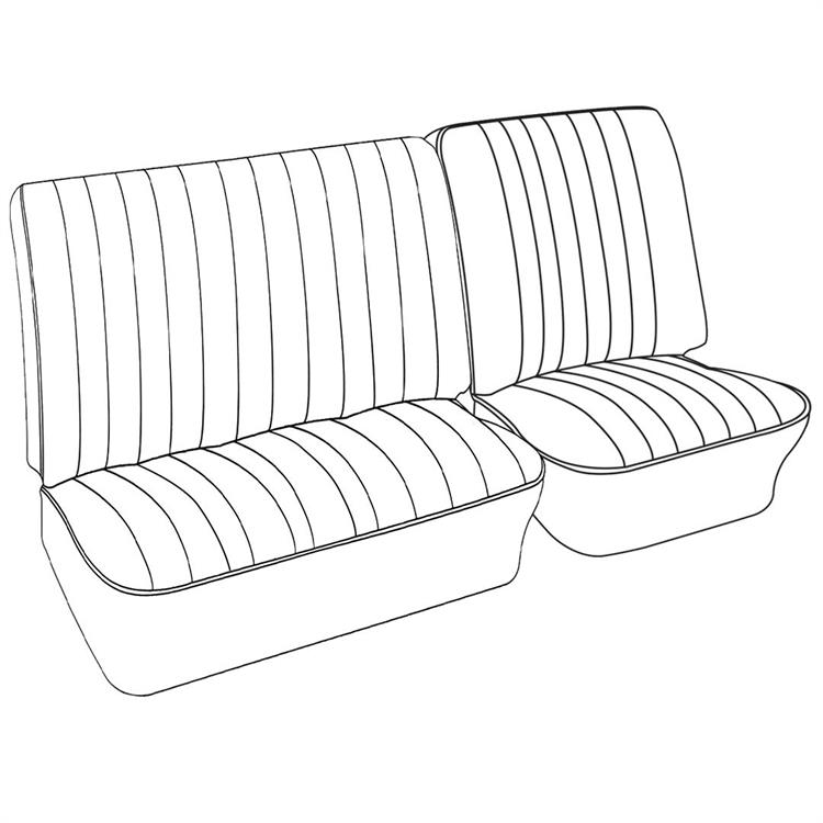 Seat Cover Splittable Sofa Black