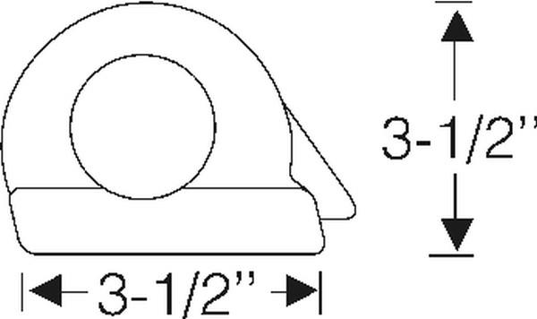 Front apron crossbar grommet