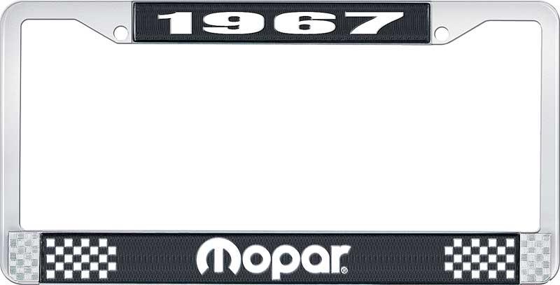 nummerplåtshållare 1967 mopar - svart